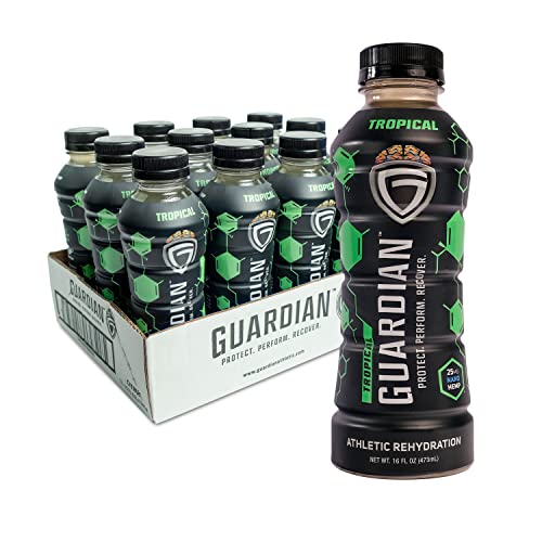 Six pack of Guardian Rehydration Punch Sports Hemp Drink