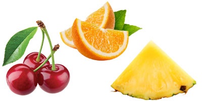 Organic Juice Concentrates - Cherry, Pineapple, and Orange